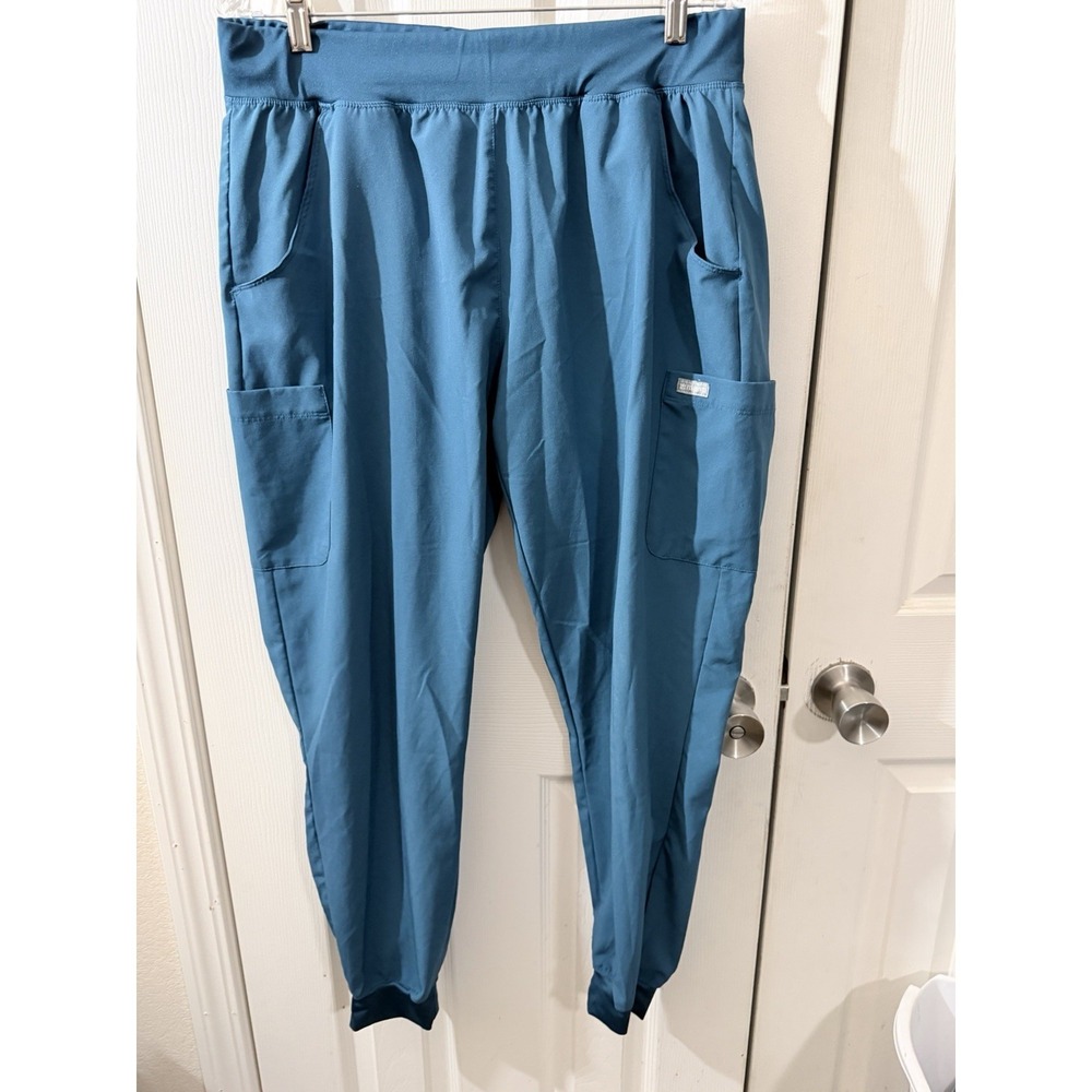 Maevn Bluegreen Scrub Pants Joggers Size Large